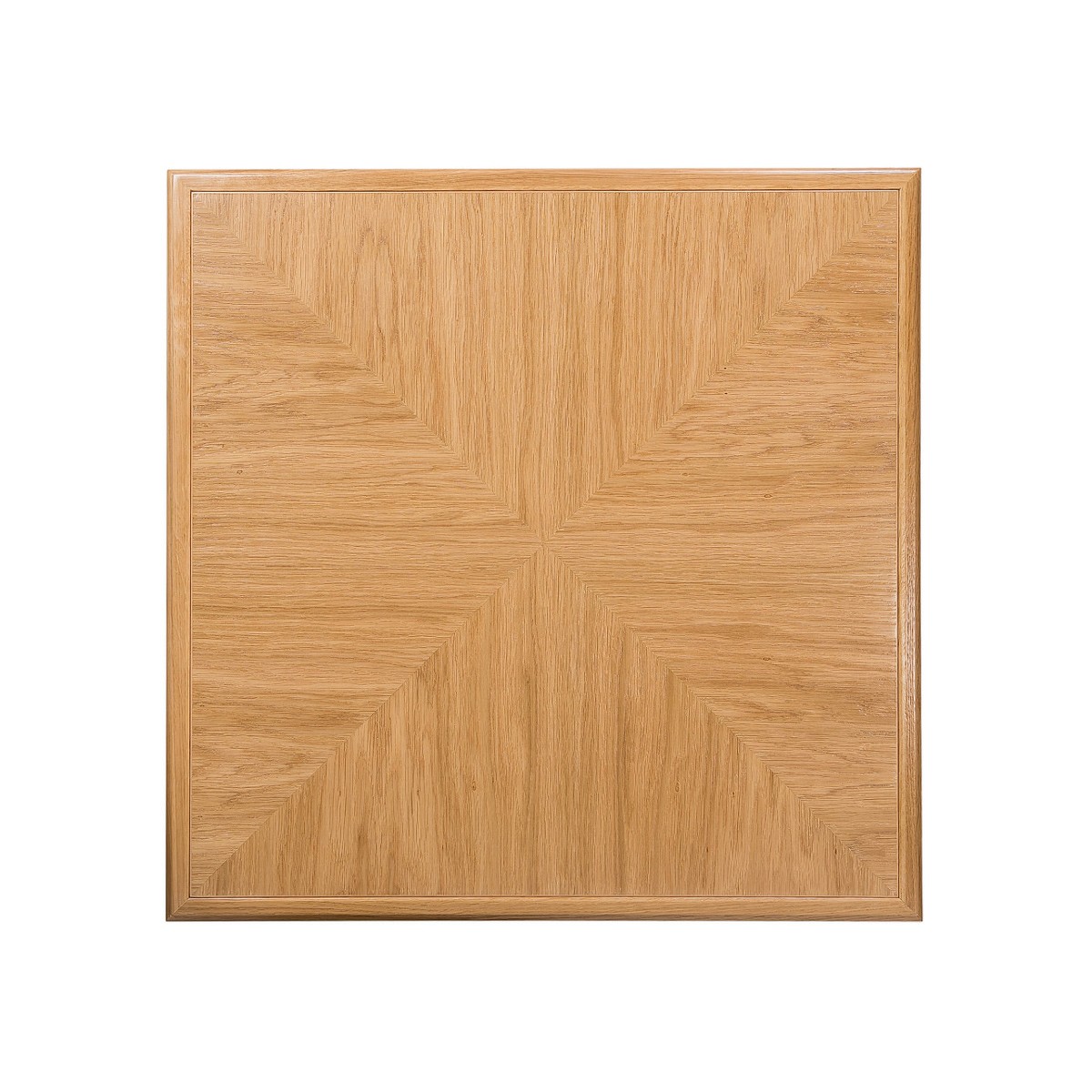 шпонированная столешница квадратной формы, раскладка "конверт", 60х60