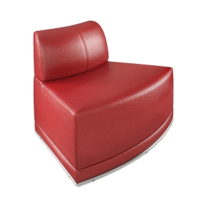 Фото дивана "Coco", угловой внешний модуль, красный